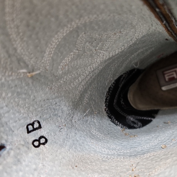 Ariat Heritage R Toe Leather Western Heeled Cowgirl Boots (W Size 8) - Picture 12 of 16